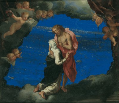 Saint Catherine ved Kristi sår av Luigi Primo Gentile