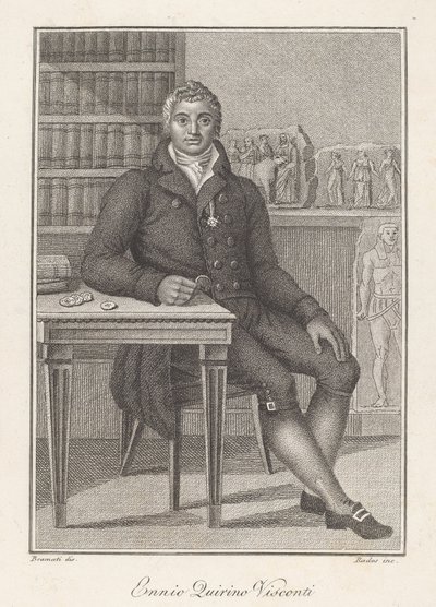 Ennio Quirino Visconti av Luigi Rados, after Luigi Bramati or Antonio Bramati