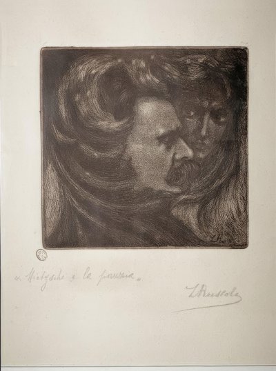 Nietzsche og galskapen av Luigi Russolo