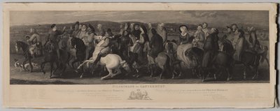 Pilgrimsreise til Canterbury av Luigi Schiavonetti
