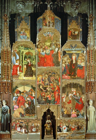 St. Marias alter av Luis Borrassa