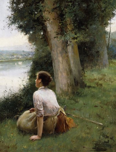 Ved elven, av Luis Jimenez y Aranda