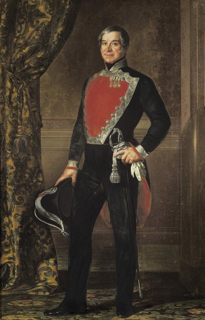 Portrett av Don Francisco Ignacio de Montserrat. 1842 - 1850 (olje på lerret) av Luis Lopez Piquer