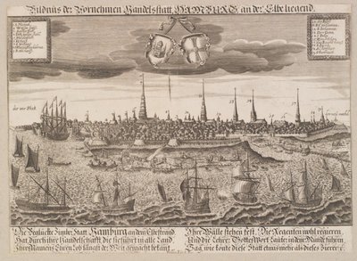 Hamburg sett fra Elben av Lukas Schnitzer