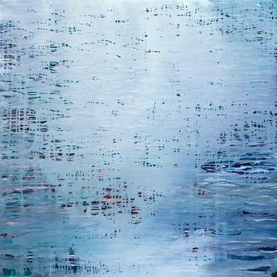 Ganga 11, 2018 (olje på lerret) av Luke Elwes