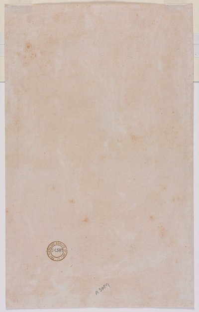 Arkitektonisk plan verso, midten av 1500-tallet. av Luzio Romano
