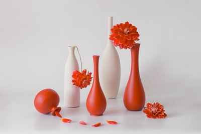 Moderne blomsterstilleben av Lydia Jacobs
