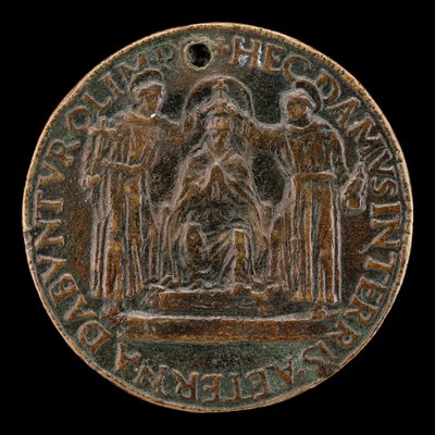 Sixtus IV blir kronet [revers]. av Lysippus Junior