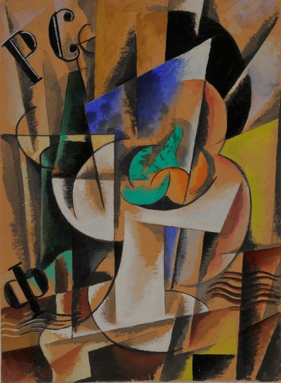 Malerisk komposisjon, 1921 av Lyubov Sergeevna Popova