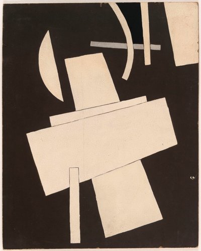Sans titre - Popova, Lyubov Sergeyevna (1889-1924) Gouache uten tittel på papp ca 1916-1918 - 49,5x39,5 - New York City. Museum of Modern Art (MOMA) av Lyubov Sergeevna Popova