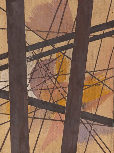 Space Force Construction, ca 1921-1922. av Lyubov Sergeyevna Popova