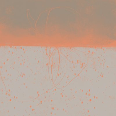 Abstrakt: «Orange Horizon» av MANSI SAXENA