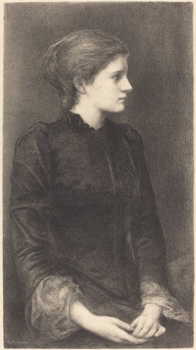 Fru Bonham av M.G. Fuchs after Sir Edward Coley Burne Jones