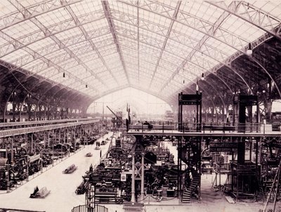 Maskinhallen på Paris-utstillingen, fra L
