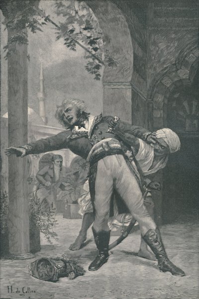 Attentatet på Kléber i Kairo, 14. juni 1800, 1896 av Horace de Callias