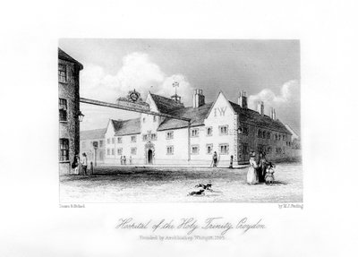 Hospital of the Holy Trinity, Croydon, 1840. av M. J. Starling