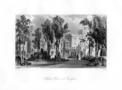 Selsdon House nær Croydon, 1800-tallet. av M. J. Starling