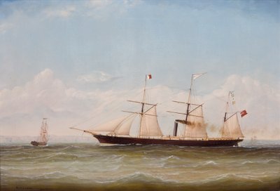 ss Western (olje på lerret av ss Western) av M. McLachlan
