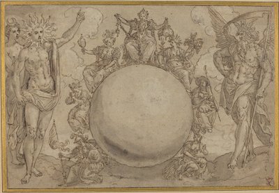 Apollo, Diana og tid med menneskelivets sykliske omskiftelser av Maarten de Vos