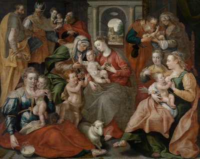 Familien til St. Anne av Maarten de Vos