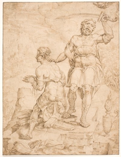 Abrahams offer av Maarten van Heemskerck