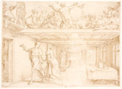 Den Hellige Ånds utgytelse i pinsen av Maarten van Heemskerck