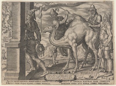 The Unhappy Lot of the Rich, 1563 av Maarten van Heemskerck