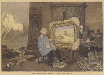 Rosa Bonheur i studioet hennes av Madame Consuelo Fould