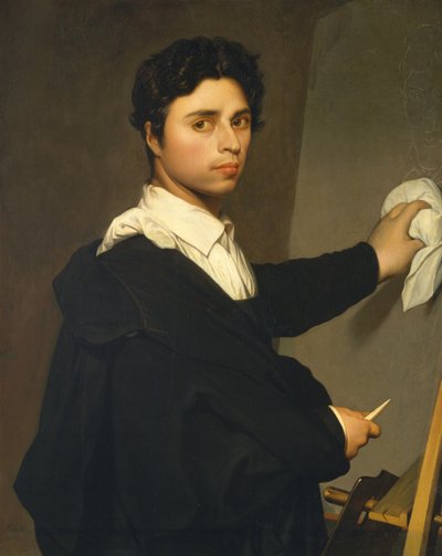 Ingres 1780-1867 som ung mann, ca. 1850-60. av Madame Gustave Hequet