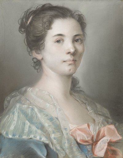 Portrett av en ung kvinne av Madeleine Françoise Basseporte
