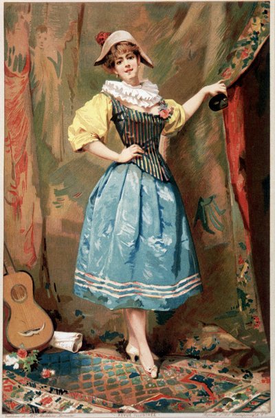 Kostymet (En kvinne med gitar), sd. 19 av Madeleine Lemaire
