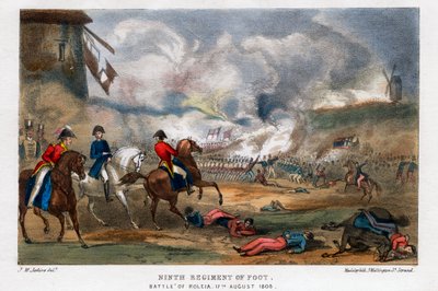 Ninth Regiment of Foot, slaget ved Roleia, Portugal, 17. august 1808. av Madeley