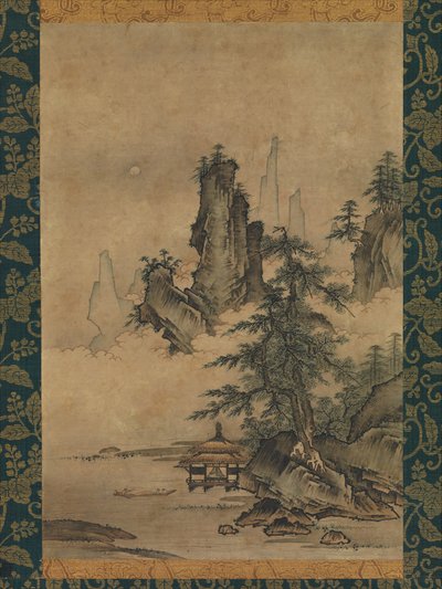 Landskap, 1500-tallet. av Maejima Soyu