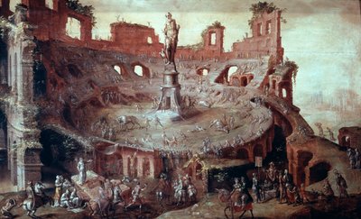 Tyrefekting en antikk, 1552. av Maerten van Heemskerck