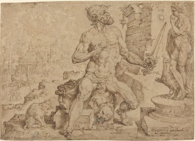 Patriarken Simeon av Maerten van Heemskerck