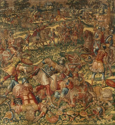 Historien om Gideon, sent på 1500-tallet (silke og ull) av Maerten van Heemskerck