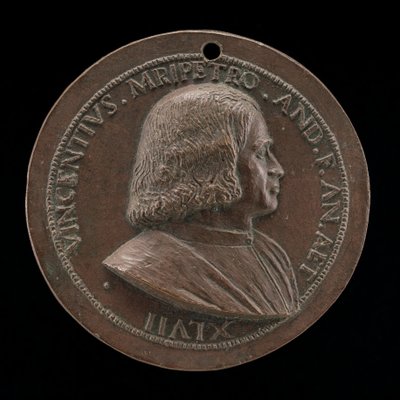 Vincenzo Malipiero, venetiansk patricier, bror til Francesco [forside], 1523. av Maffeo Olivieri