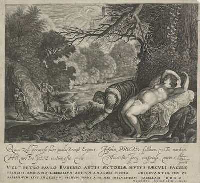 Cephalus og Procris av Magdalena van de Passe