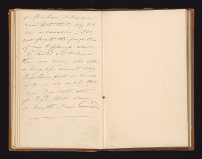 Manuskriptutdrag fra Lady De Lanceys Narrative of the Waterloo Campaign av Magdalene Hall De Lancey