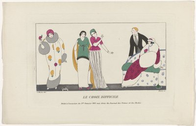 Journal des Dames et des Modes, 1. januar 1913: Det vanskelige valget av Maire