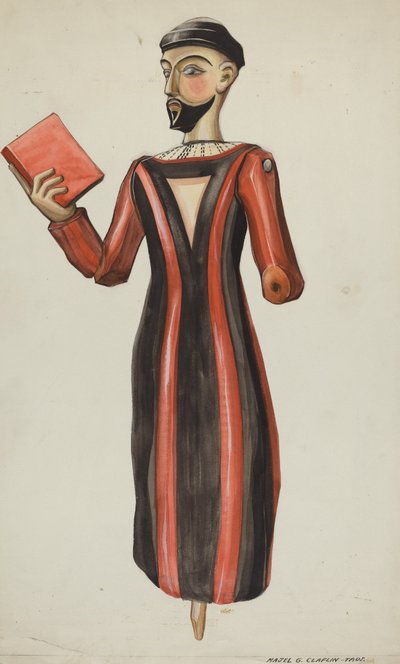 Bulto, St. Francis, ca. 1936. av Majel G. Claflin