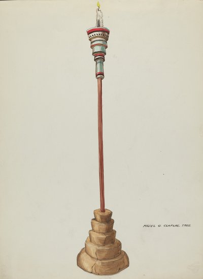 Holy Water Font, 19351942. av Majel G. Claflin