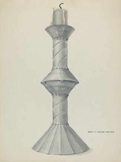 Penitente alterlysestake, ca. 1937. av Majel G. Claflin