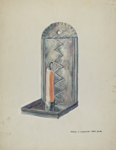 Tin Sconce, 19351942. av Majel G. Claflin