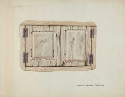 To veggdører, ca. 1937. av Majel G. Claflin