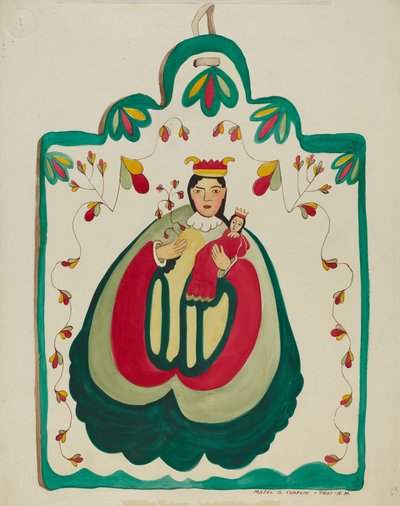 Trealtertavle, St. Anthony, ca. 1937. av Majel G. Claflin