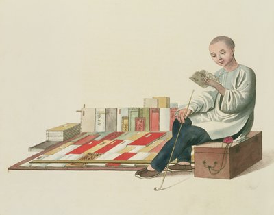 En bokhandler, plate 6 fra 