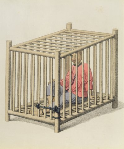 A Malefactor in a Cage, plate 15 fra 