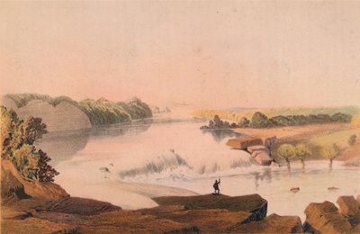 Falls of the Rio Salado, 1857-1859. av Major and Knapp Sarony
