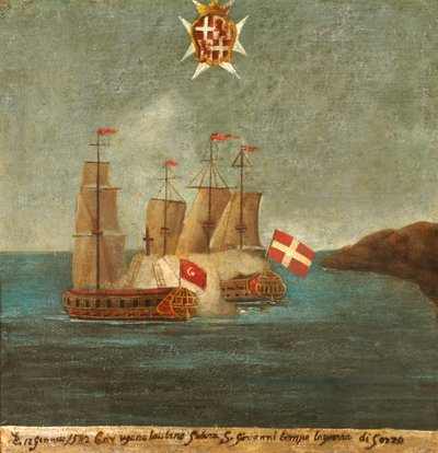 Sjøslag, 1582, Gozo av Maltese School